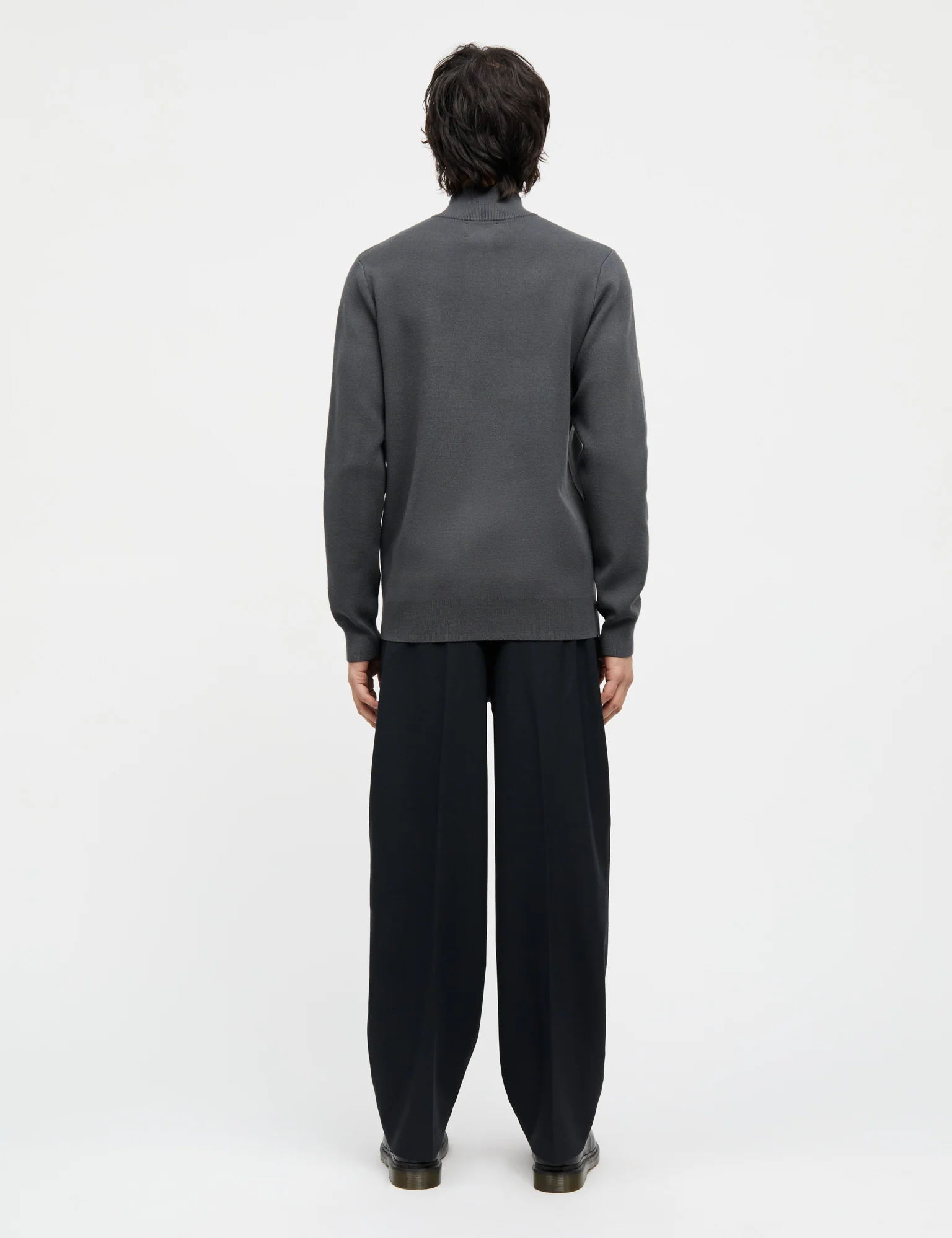 Urban Chase Half Zip Knit, Asphalt - Image 4