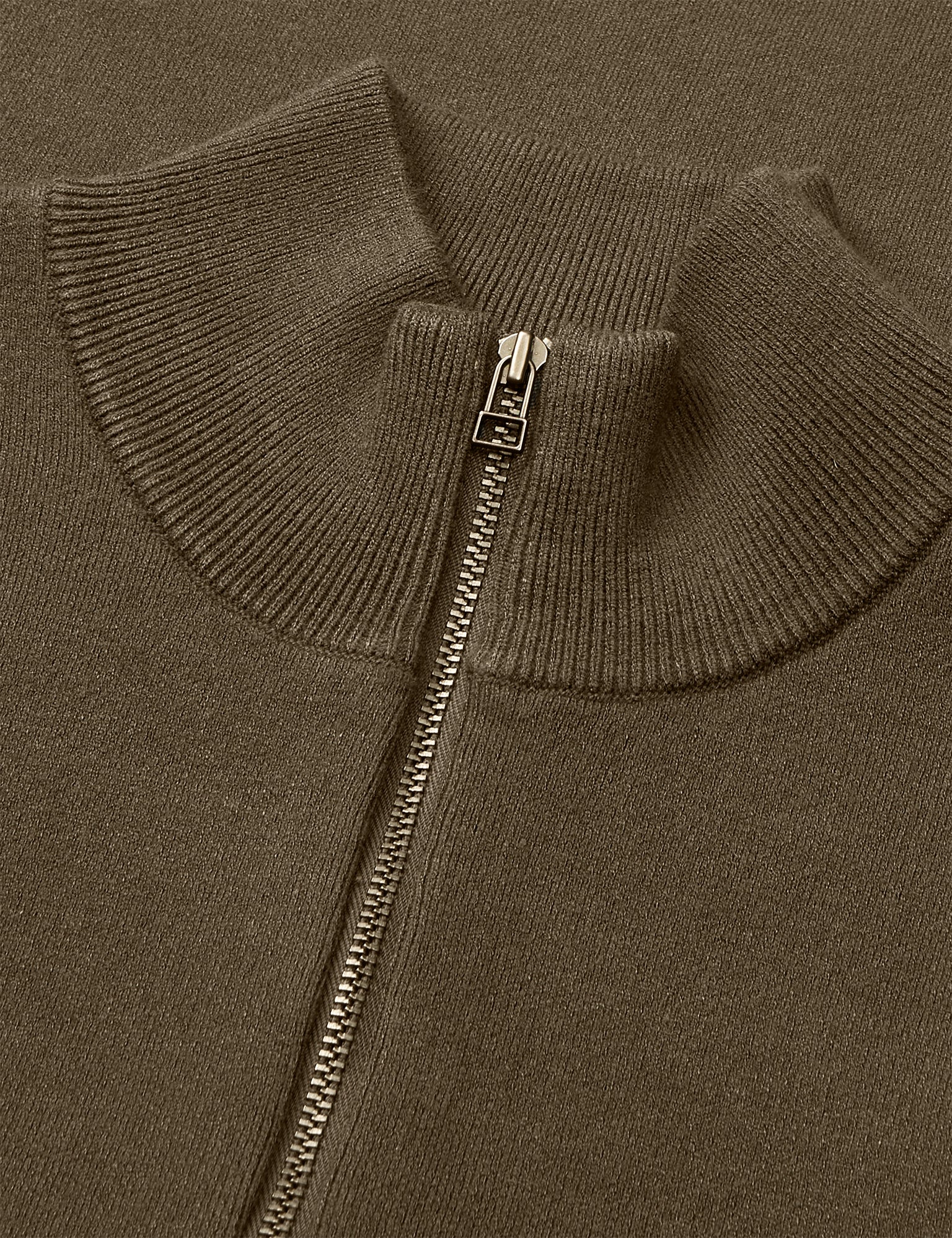 Urban Chase Half Zip Knit, Beech - Image 2