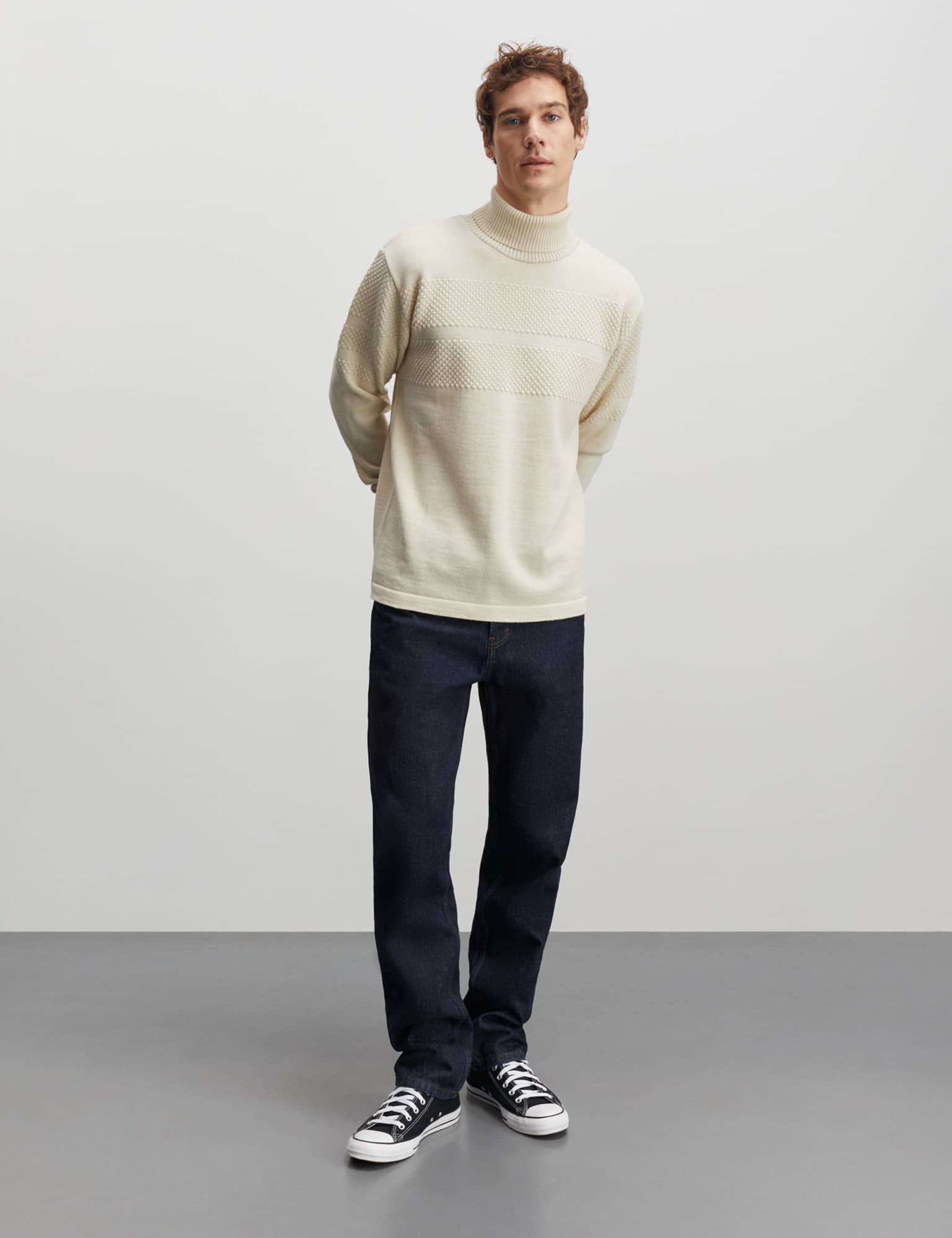 Wool Klemens Knit, Vanilla Ice - Image 2
