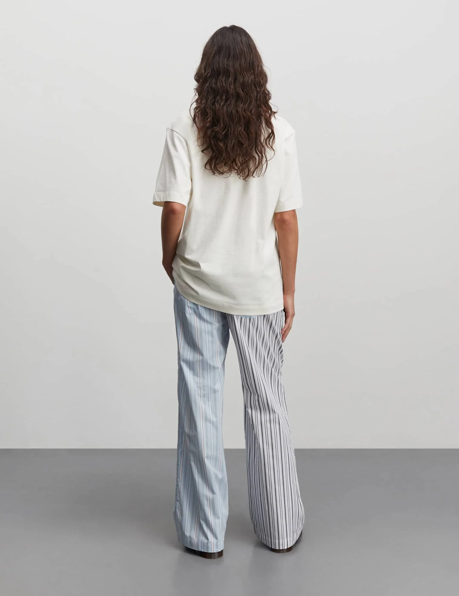 Yarpo Dagur Pants Block, Pinstripe Mix - Image 4